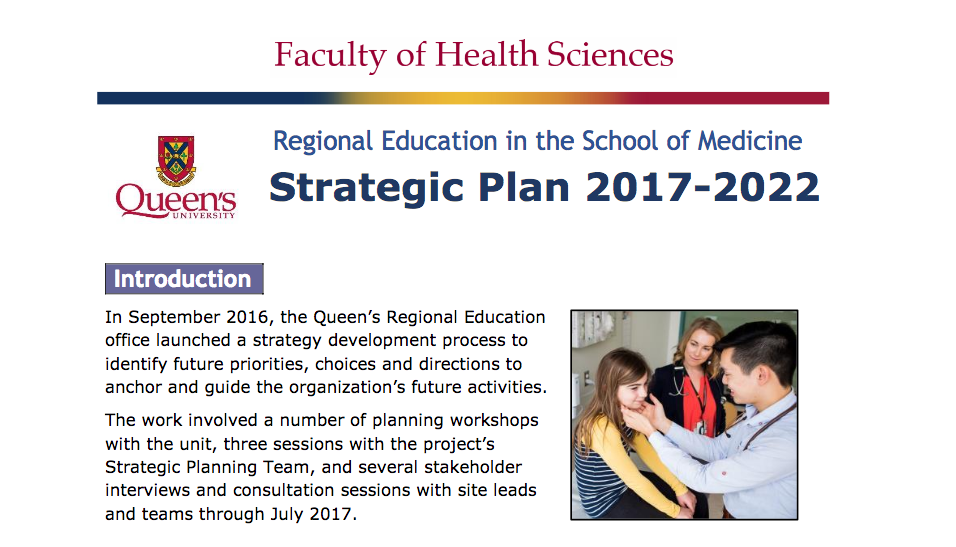 Regional Education Strategic Plan 2017 - 2022